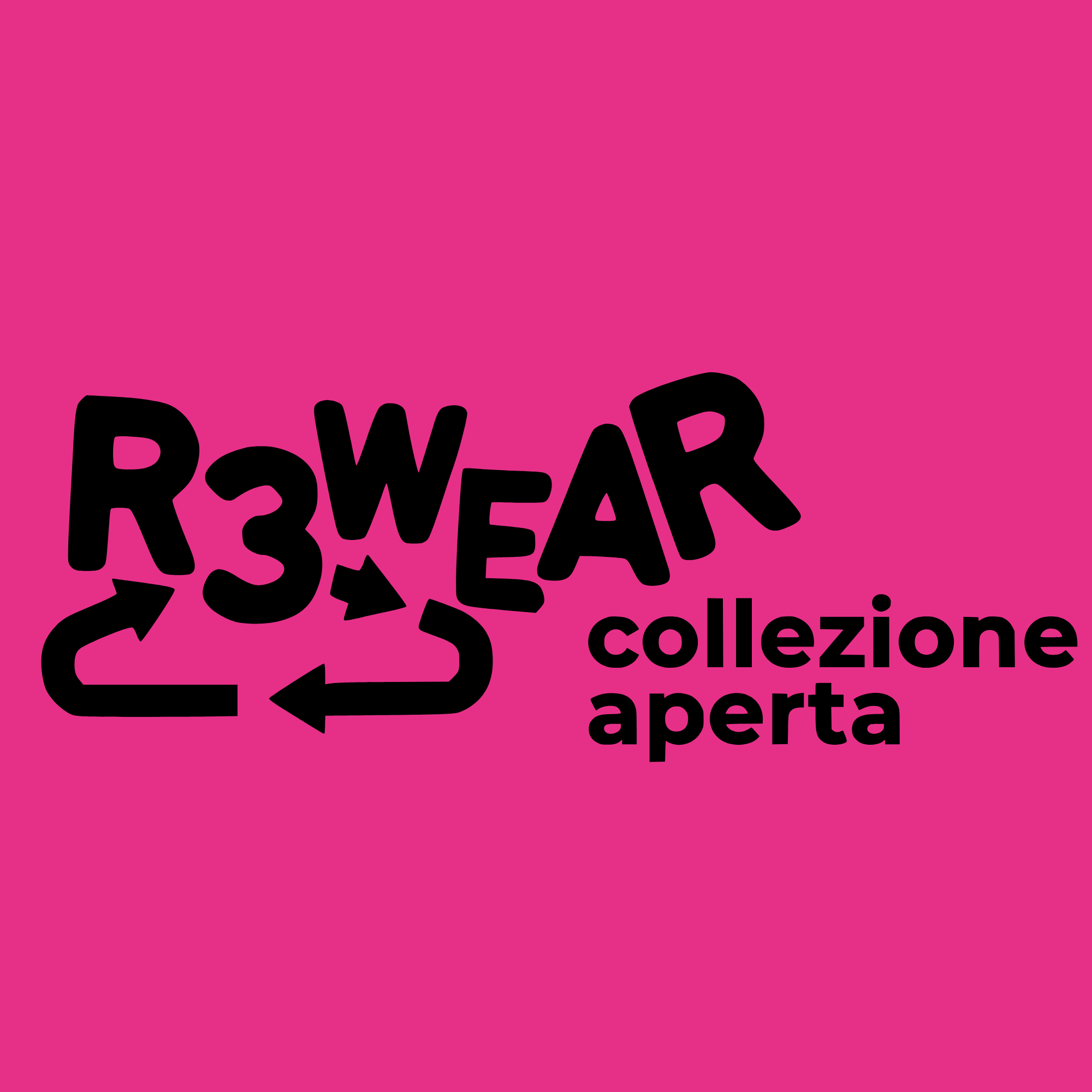 Logo R3WEAR Collezione aperta