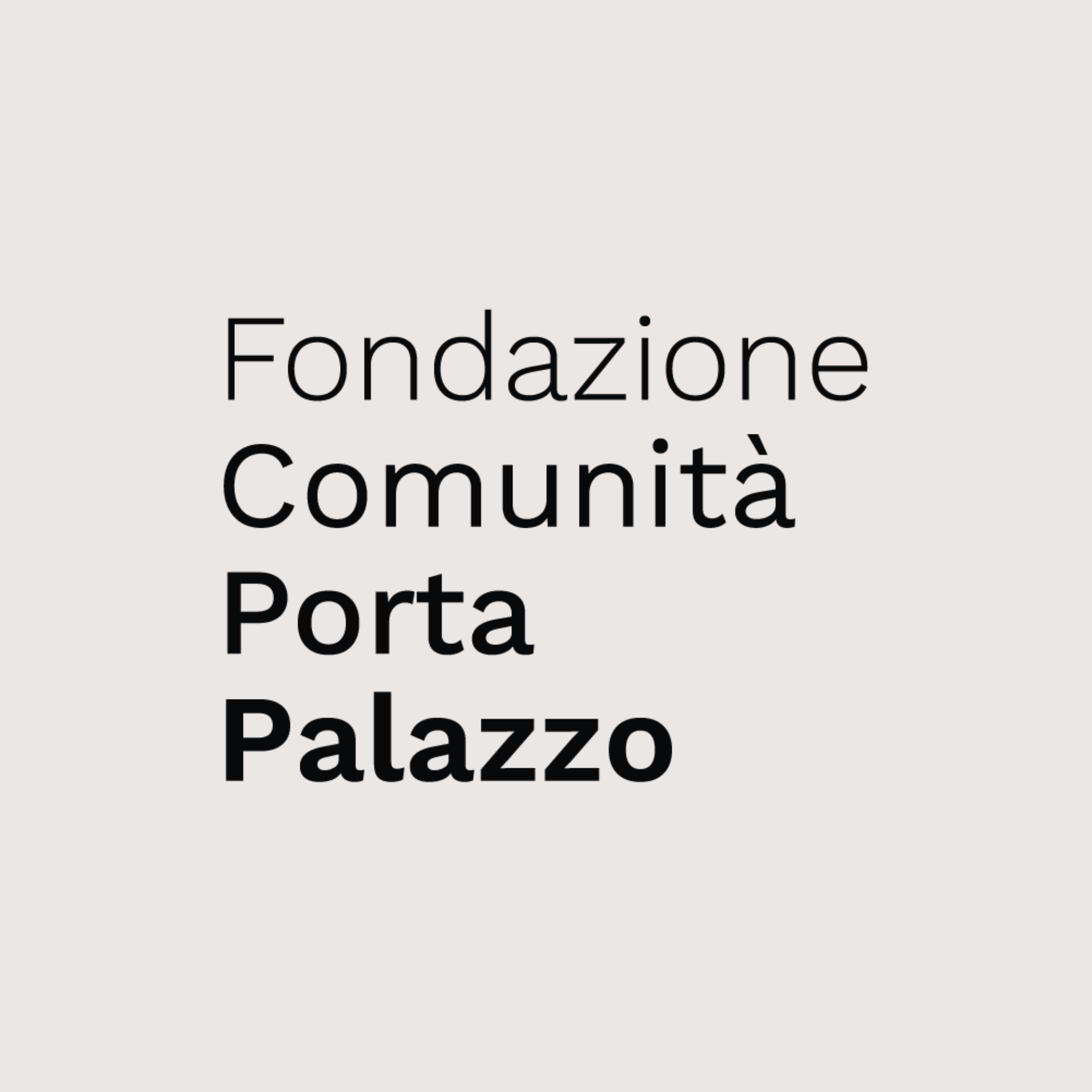 Logo Fondazione di Comunità Porta Palazzo